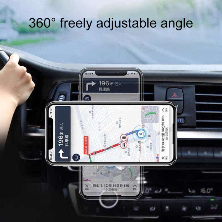 Car Air Outlet Strong Magnetic Suction Sticky Bracket with Aromatherapy (Black)