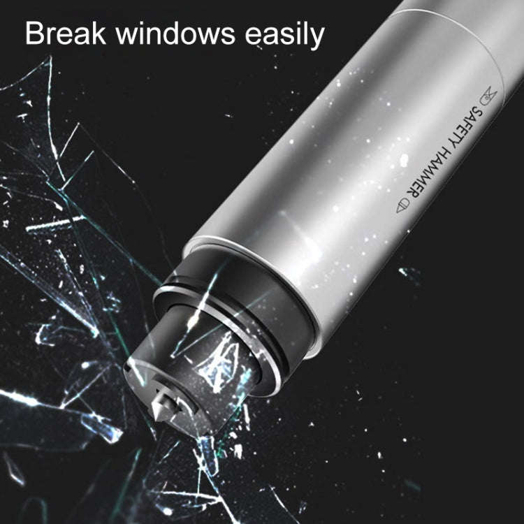 2 in 1 Car Multifunctional Safety Rescue Hammer Life Saving Escape Emergency Hammer Seat Belt Cut...