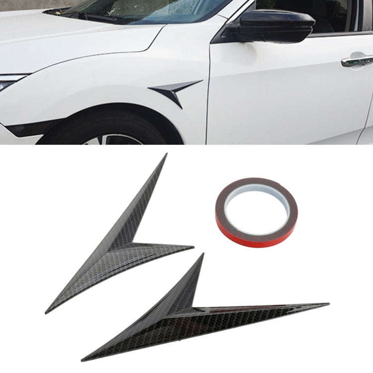 Modified Fender Side Wing Sticker Blade Side Shark Gill Car Body Decorative Sticker for Honda 10t...