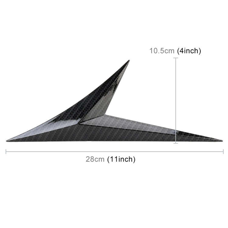 Modified Fender Side Wing Sticker Blade Side Shark Gill Car Body Decorative Sticker for Honda 10t...