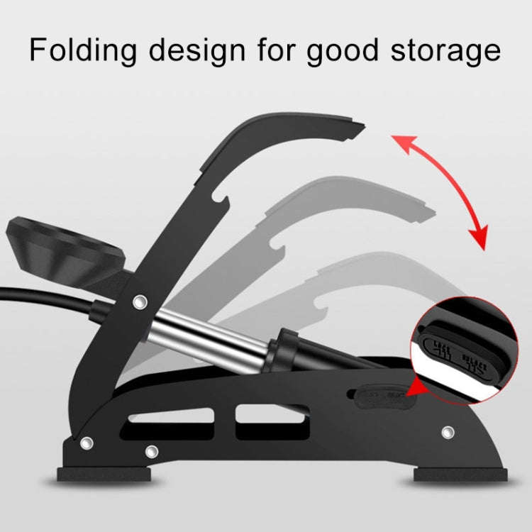 55B-01 Car / Motorcycle / Bicycle Portable High Pressure Double Pipe Inflatable Cylinder Pedal Ai...