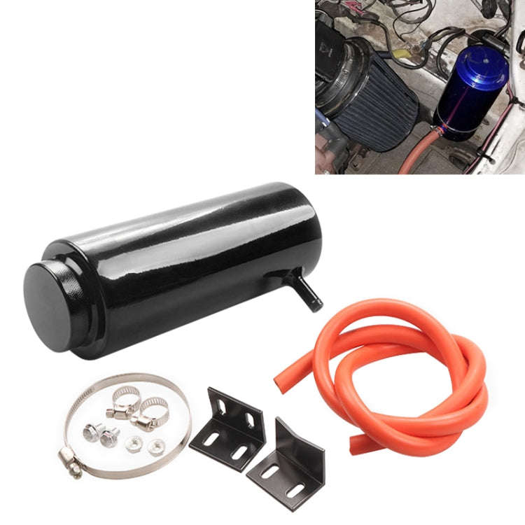 Car Universal Modified Aluminum Alloy Cooling Water Tank Bottle Can, Capacity: 800ML (Black)