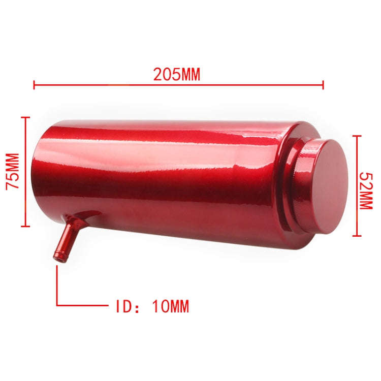 Car Universal Modified Aluminum Alloy Cooling Water Tank Bottle Can, Capacity: 800ML (Blue)