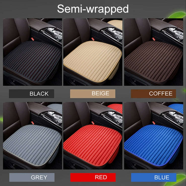 3 in 1 Car Seat Cushion Free Binding Half Inclusive Seat Mat Set (Blue)