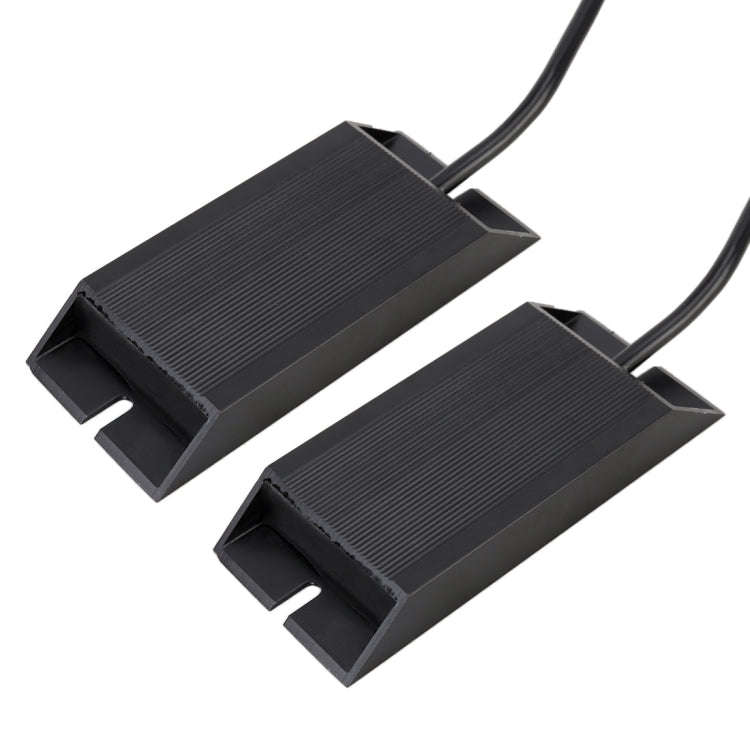2 PCS 1156 / BAU15S DC12V 50W 6 Ohms Turn Signal / Reversing Light / Brake Light Split Dual Resis...