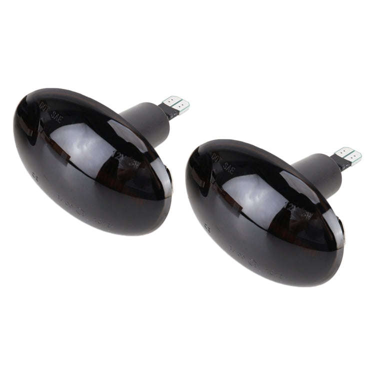 2 PCS DC12V / 3W Car LED Dynamic Blinker Side Lights Flowing Water Turn Signal Light for BMW Mini...