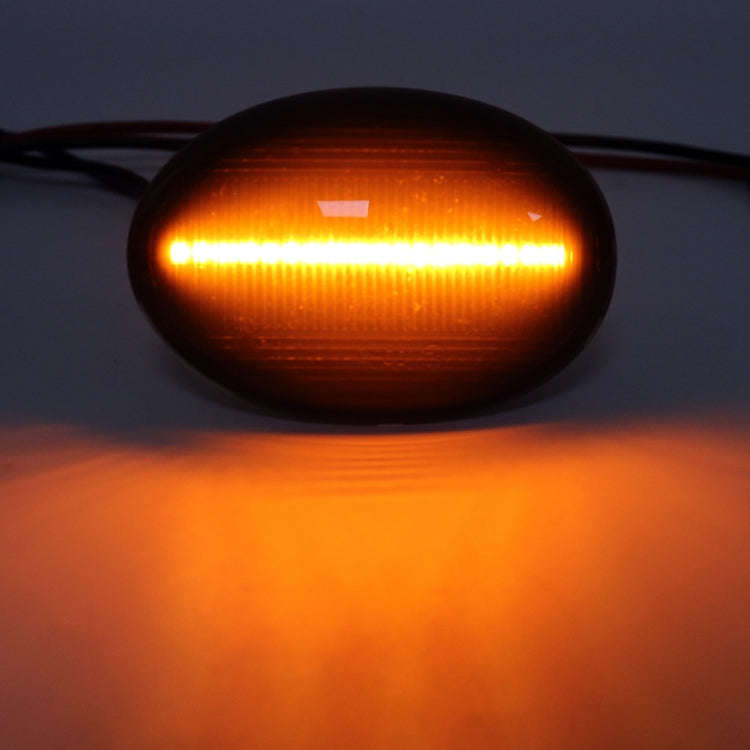 2 PCS DC12V / 3W Car LED Dynamic Blinker Side Lights Flowing Water Turn Signal Light for BMW Mini...