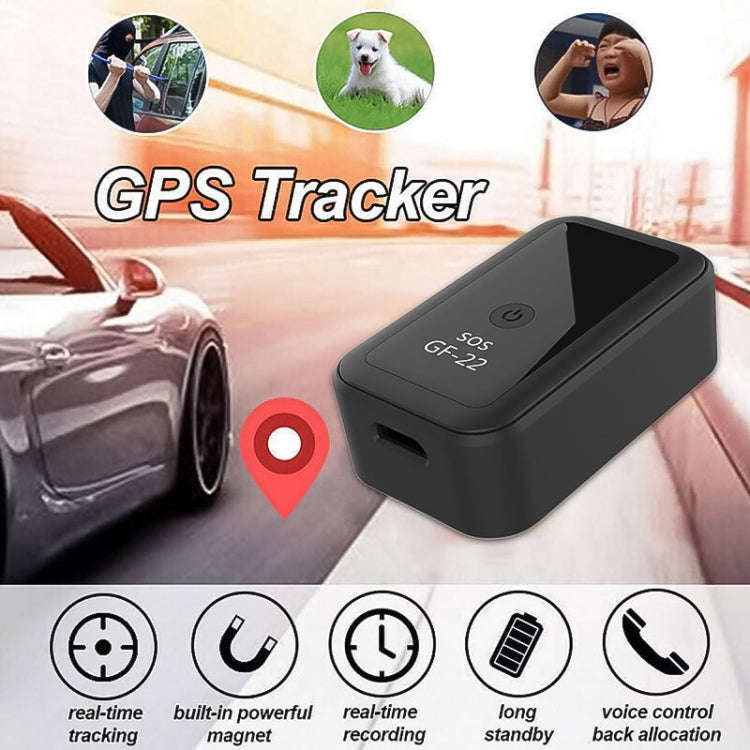 GF22 Car GPS Tracking Anti-theft Device Magnetic Positioning Adsorption Anti Lost Device Voice Co...