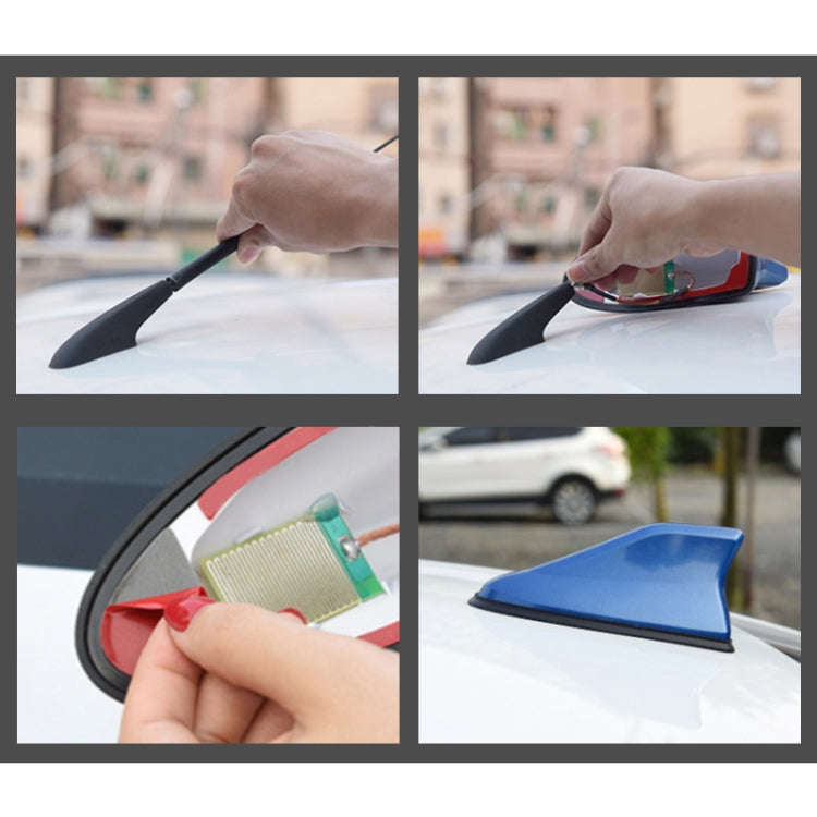 Universal Car Antenna Aerial Shark Fin Radio Signal (Black)
