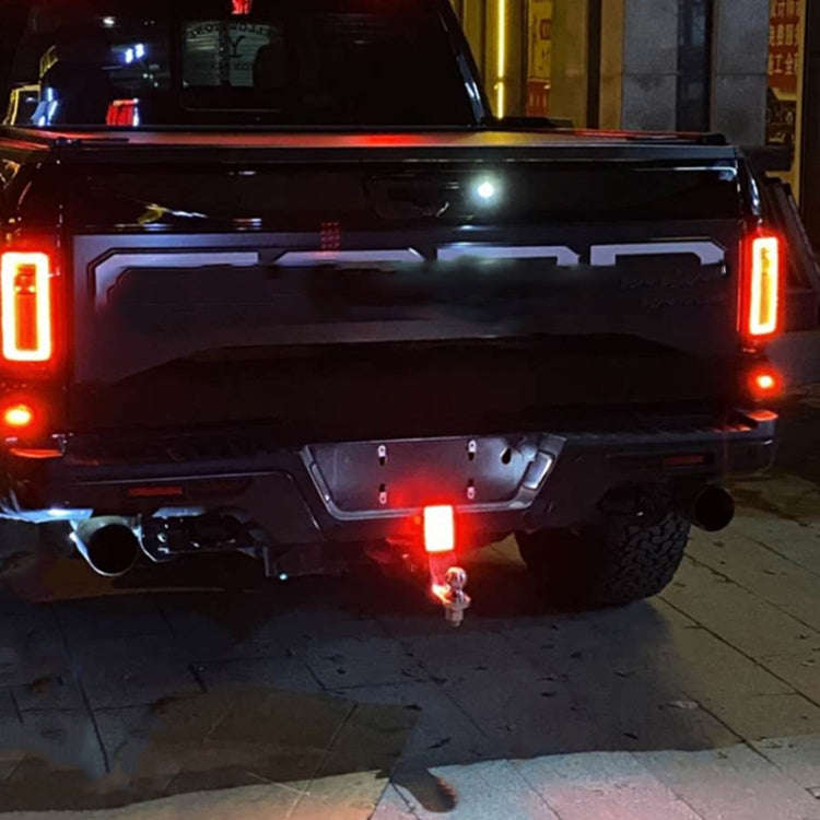 DC12V 1W Car Square Highlight Brake Lights Reversing Light with 15LEDs SMD-3528 (Transparent)