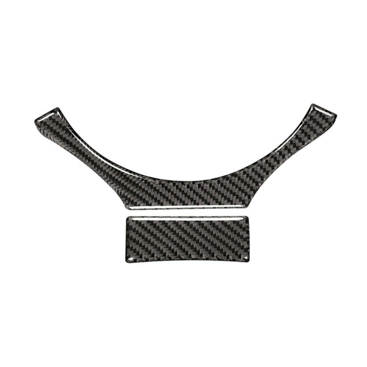 Car Carbon Fiber Steering Wheel Decorative Sticker for Lexus IS250 2013-, Left Drive