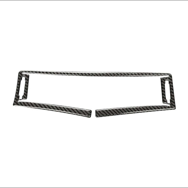 Car Carbon Fiber Central Control Air Outlet Decorative Sticker for Lexus IS250 2013-, Left Drive