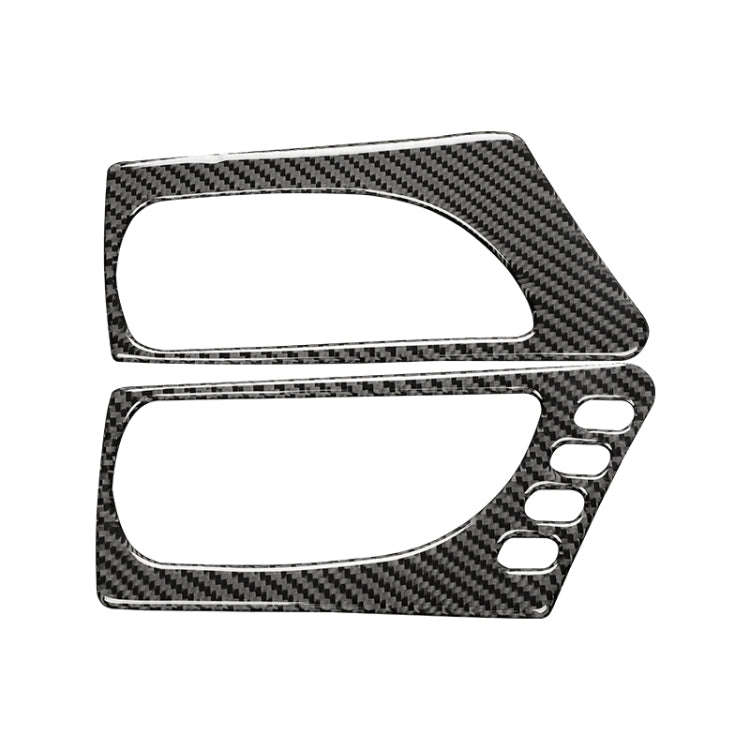 Car Carbon Fiber Front Door Handle Decorative Sticker for Lexus IS250 2013-, Left Drive A Style