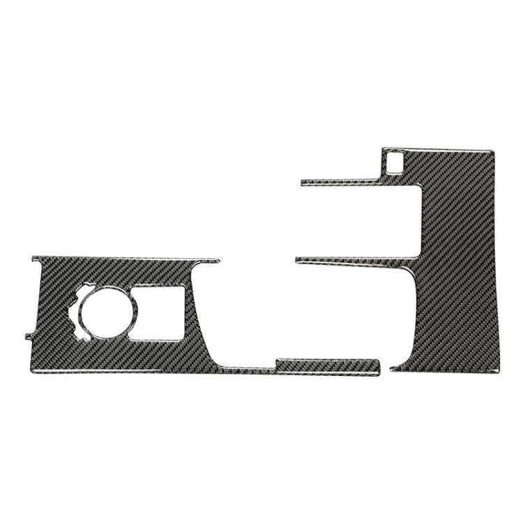 Car Carbon Fiber Gear Position Panel Decorative Sticker for Lexus IS250 2013-, Left Drive B Style