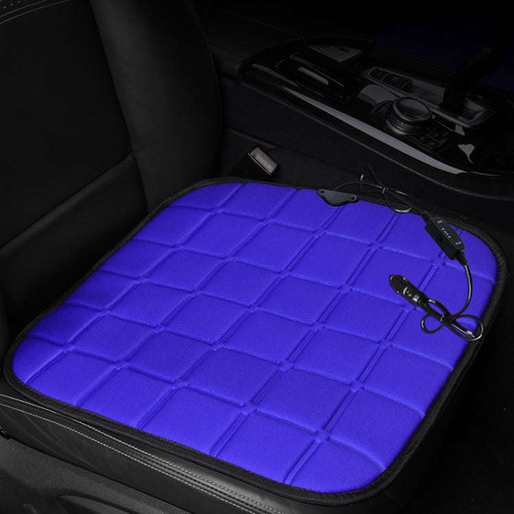 Car Cigarette Lighter Socket Seat Heater Cushion Warmer Cover Winter Heated Warm Mat (Blue)