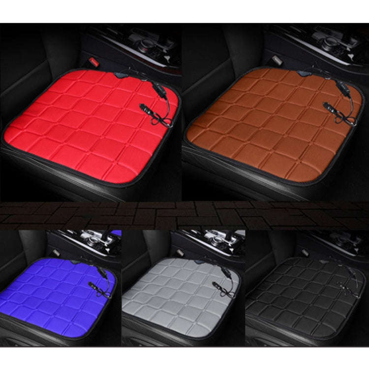 Car Cigarette Lighter Socket Seat Heater Cushion Warmer Cover Winter Heated Warm Mat (Blue)