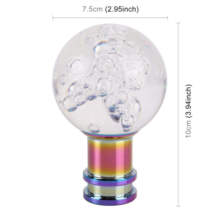 Universal Car Ball Shape Gear Head Gear Shift Knob (Transparent)