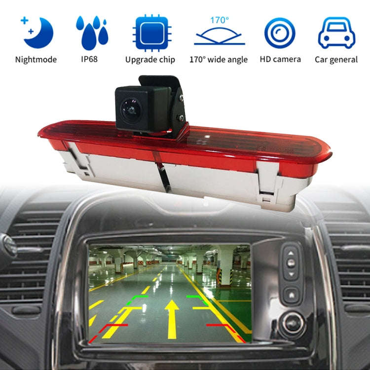 PZ472 Car Waterproof 170 Degree Brake Light View Camera for Fiat / Opel