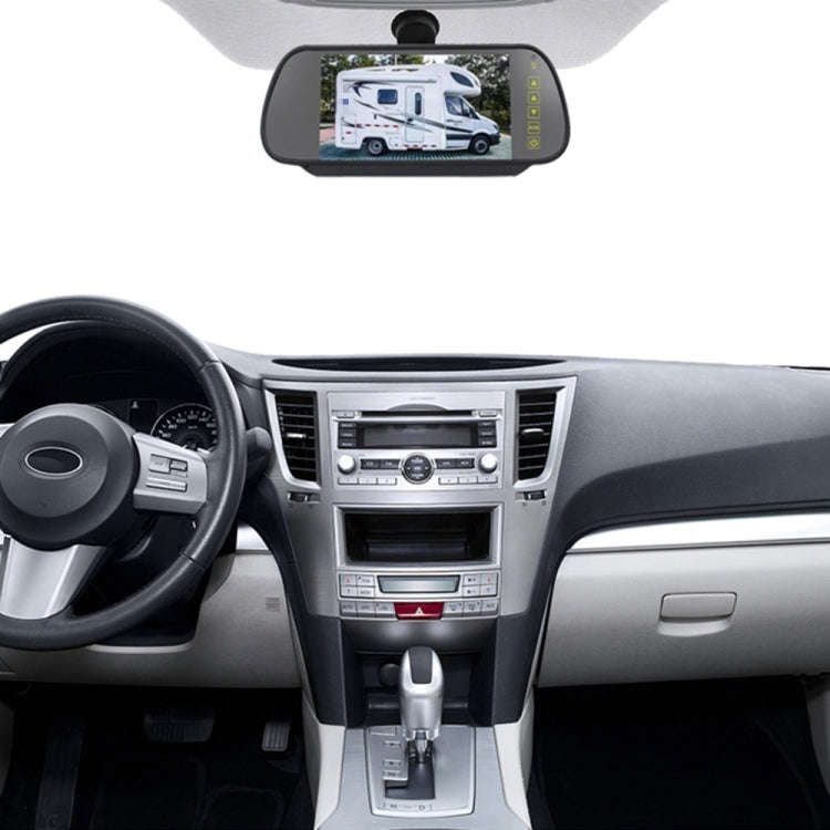 PZ474 Car Waterproof 170 Degree Brake Light View Camera + 7 inch Rearview Monitor for Iveco Daily...