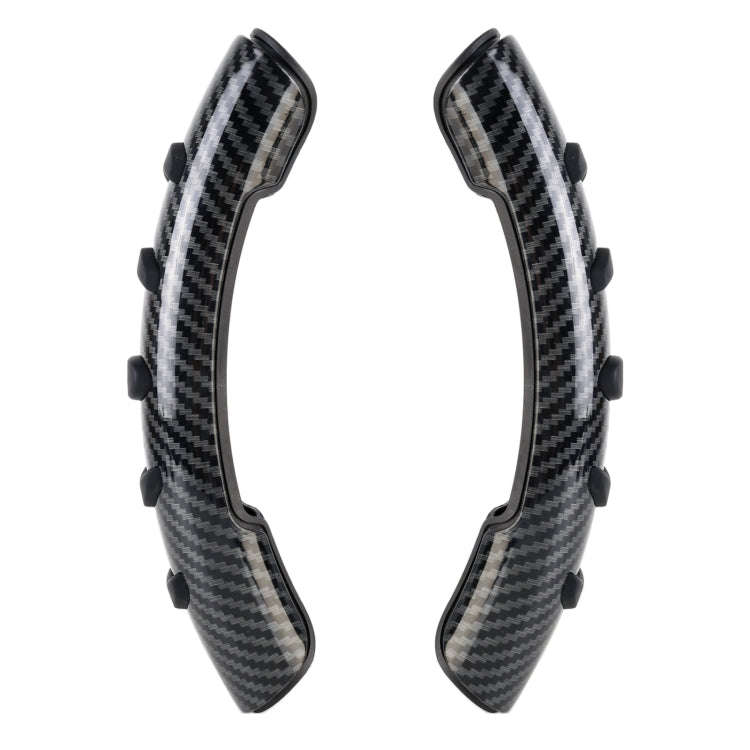 Car Steering Wheel Booster Wheel Spinner Knob Cover (Carbon Fiber Black)