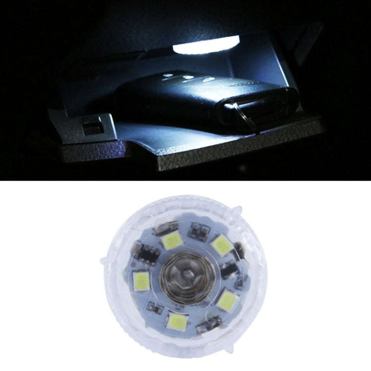 Universal Car Wireless LED Atmosphere Lights Emergency Foot Light (White Light)