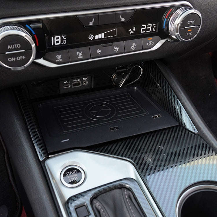 Car Qi Standard Wireless Charger 10W Quick Charging for Nissan Teana 2019-2020, Left Driving