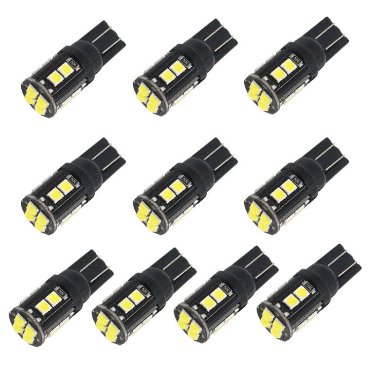 10 PCS T10/168/194 DC12V / 1W / 6000K / 60LM Car Decoding Clearance Lights with 12LEDs SMD-3030 L...