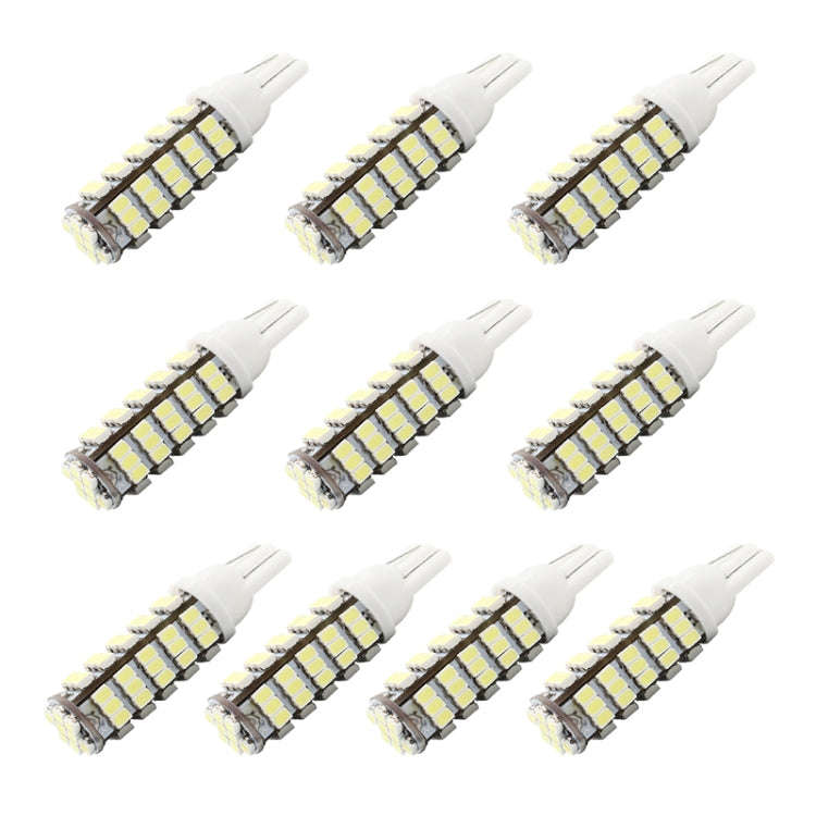 10 PCS T10 DC12V / 1.5W / 6500K / 75LM Car Clearance Lights Reading Lamp with 68LEDs SMD-3020 Lam...