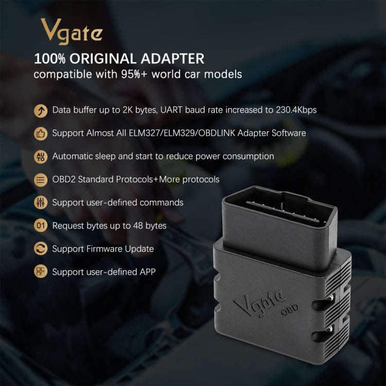 Vgate VLINKER MC V2.2 Bluetooth 3.0 Car OBD Fault Diagnosis Detector