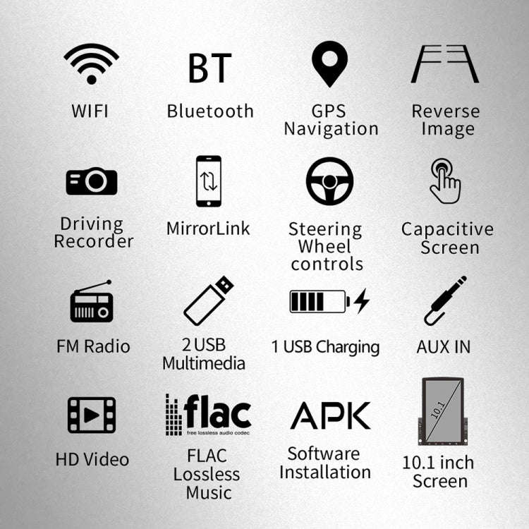 D110 Car Android Navigation Machine Support Mobile Phone Interconnection / Steering Wheel Control