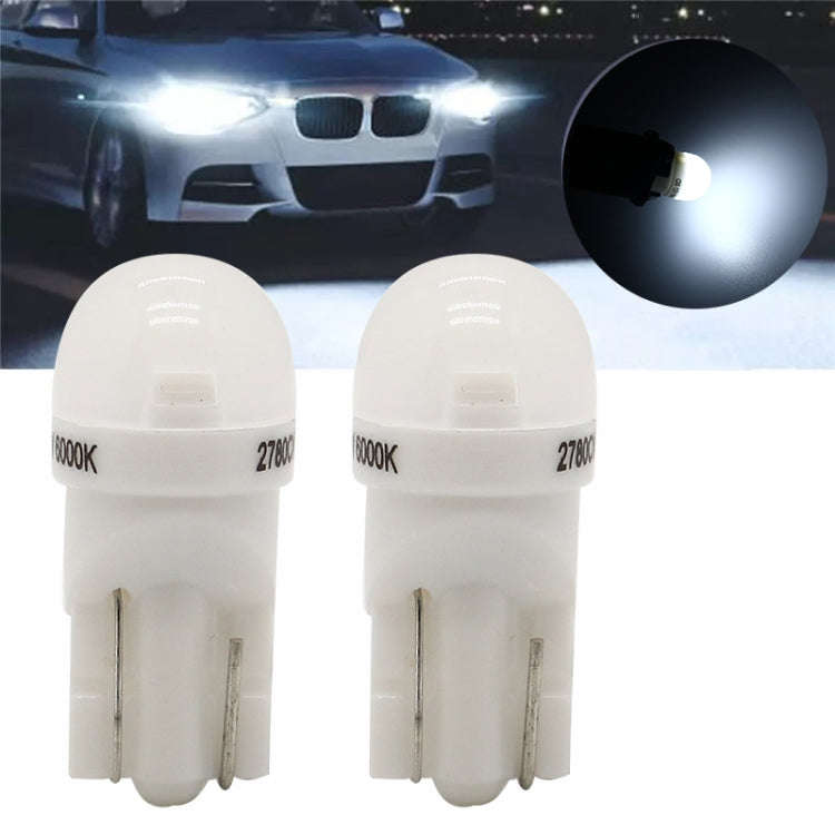 20 PCS T10 DC12V / 0.25W / 6500K / 20LM Car Round Head Plug-in Bubble Reading Light with 1LEDs SM...