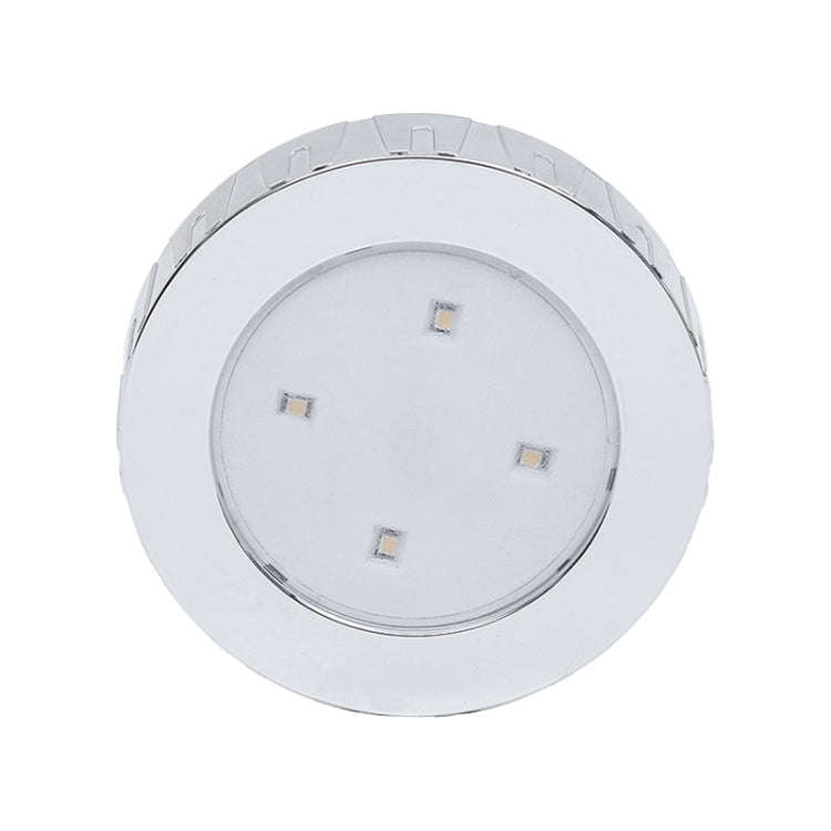 R-1633 4.5V / 0.3W 4LEDs Car Indoor Dome Light LED Touch Night Light (Silver)