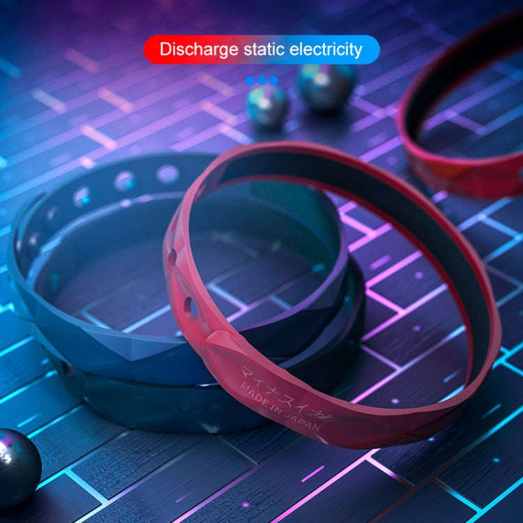 ZD-04 Car Door Static Elimination Bracelet Anti-static TPU Bracelet(Black)