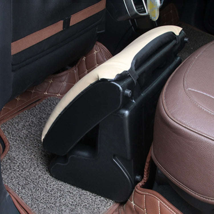 Car Ergonomic Massage Footstool Folding Stool (Black)