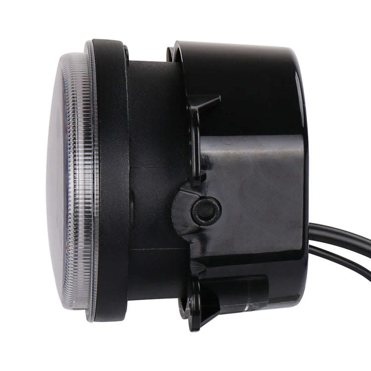 2 PCS DC12V-30V / 30W / 3A / 1440LM 12LEDs  4 inch Car LED Colorful Fog Light, Style: White Backg...