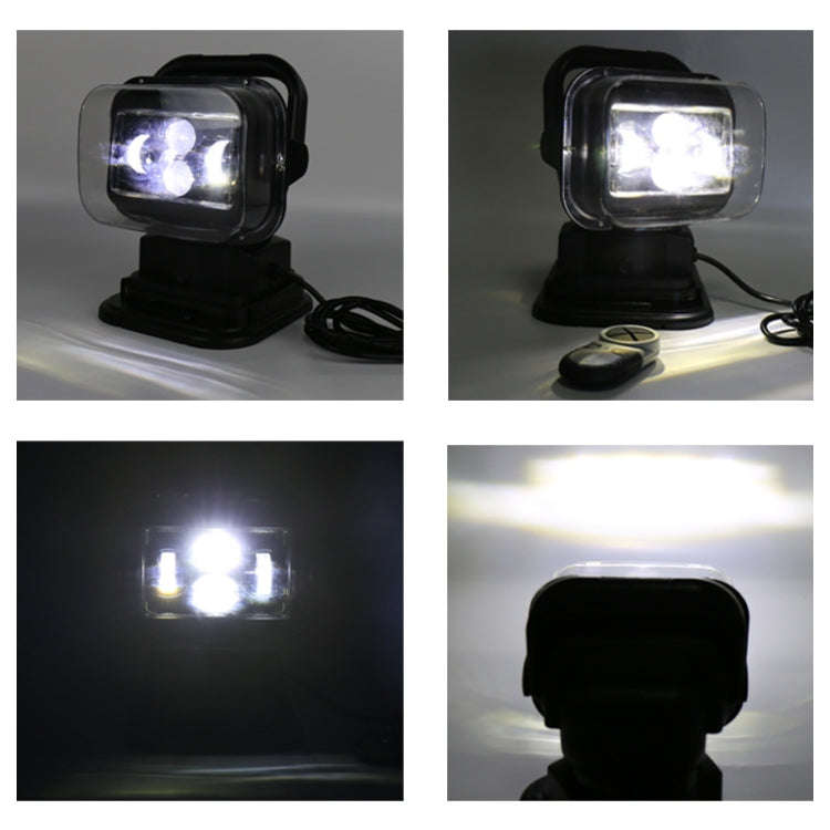 60W DC 12-24V 400LM Car 200m Wireless Remote Control 360 Degree Adjustable LED Search High Bay Li...