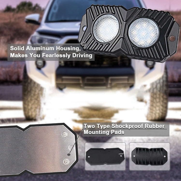18W DC 12-24V 1.2A LED Double Row Car Bottom Light / Chassis Light / Yacht Deck Atmosphere Light ...