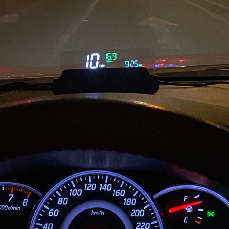 H80 Car 3.2 inch OBD HUD Head-up Display Support Engine Failure Alarm / Water Temperature Alarm V...