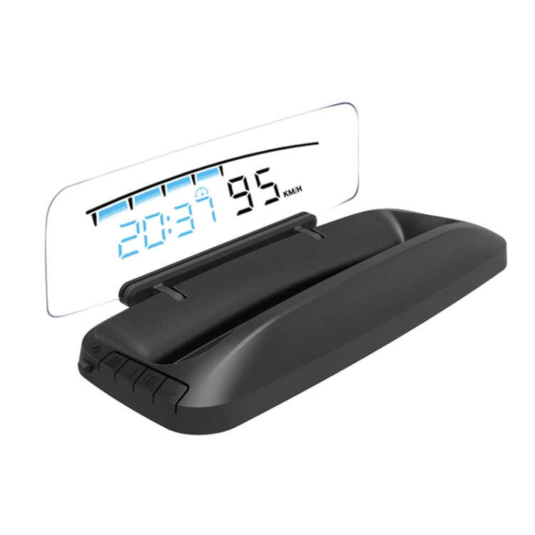 H402 Car 4 inch OBD Mode HUD Head-up Display Support Engine Failure Alarm / Water Temperature Ala...