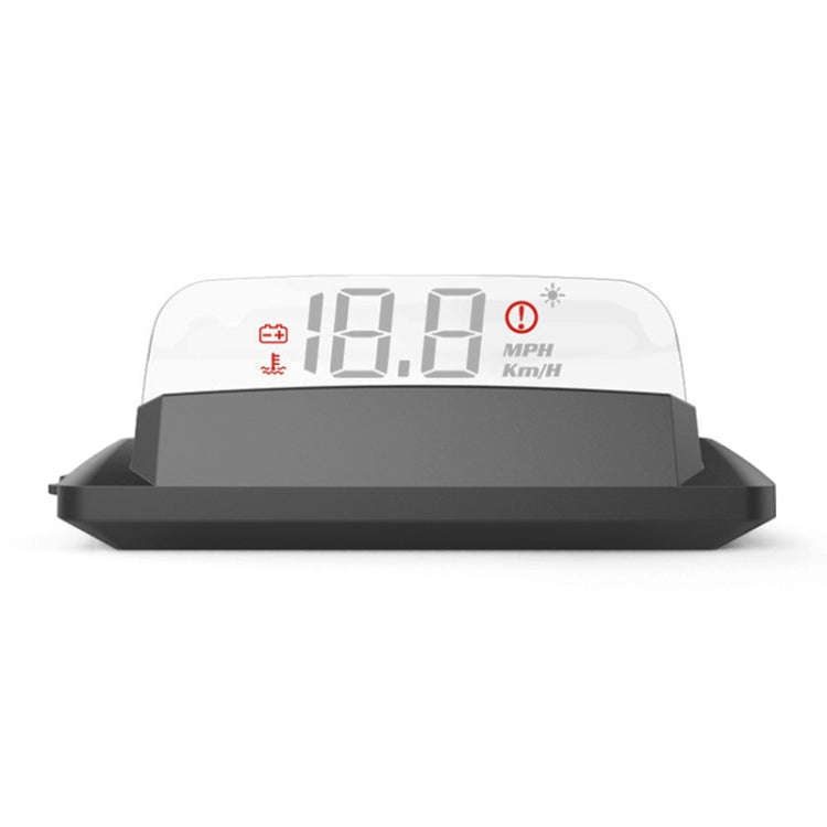 H408S Car 3.7 inch OBD Mode HUD Head-up Display Support Engine Failure Alarm / Water Temperature ...