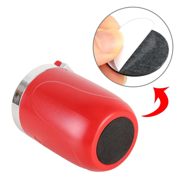 Portable Car Stainless Steel Liner Cigarette Ashtray with Light(Red)