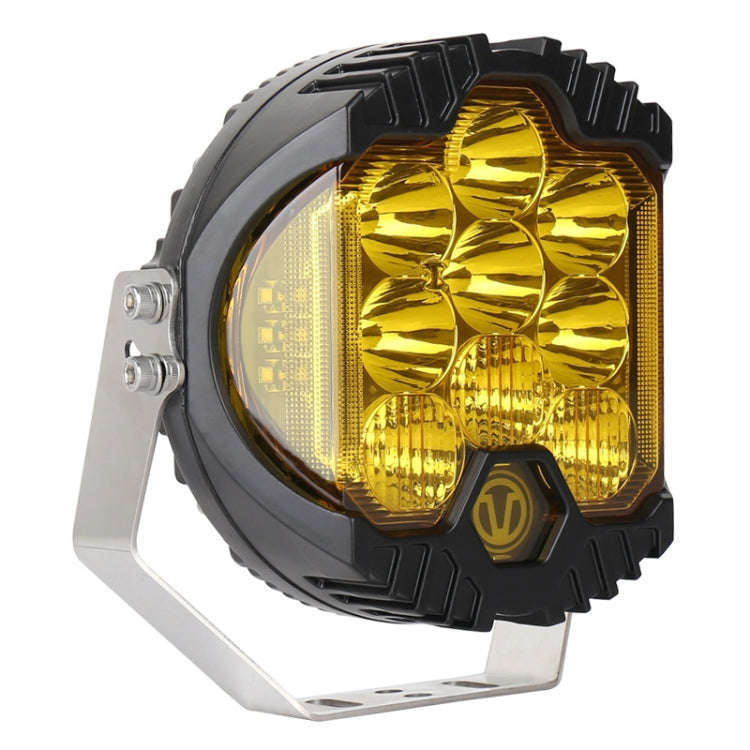 OL-1950Y 7 inch DC12V-30V 8000LM 6500K 90W Car LED Light on Three Sides Headlight for Jeep Wrangl...