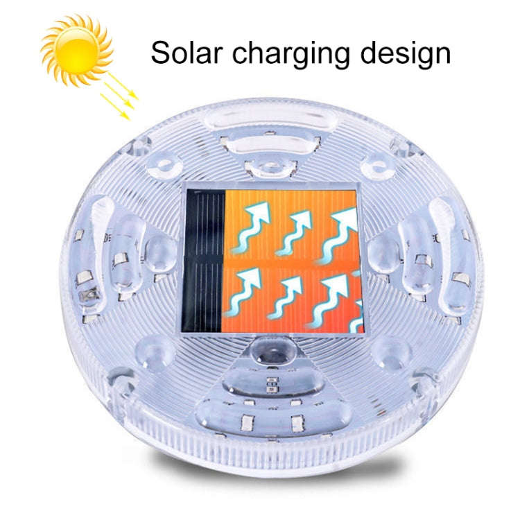 2 PCS Solar LED Flashing Light Car Rear-end Collision Warning Lights, Strong Magnetic Constantly ...