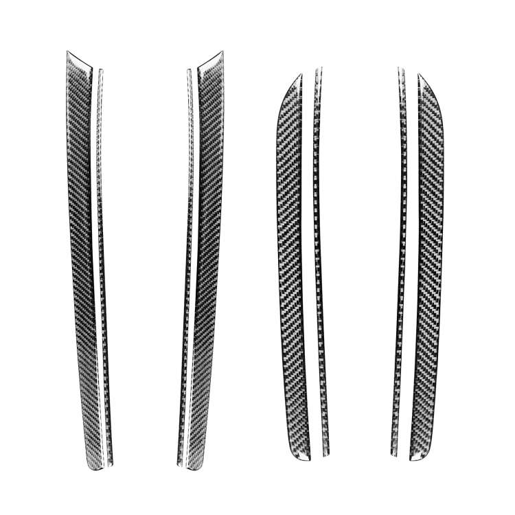 8 in 1 Car Carbon Fiber Door Panel Decorative Sticker for Audi A5 Hard Top 2008-, Left and Right ...