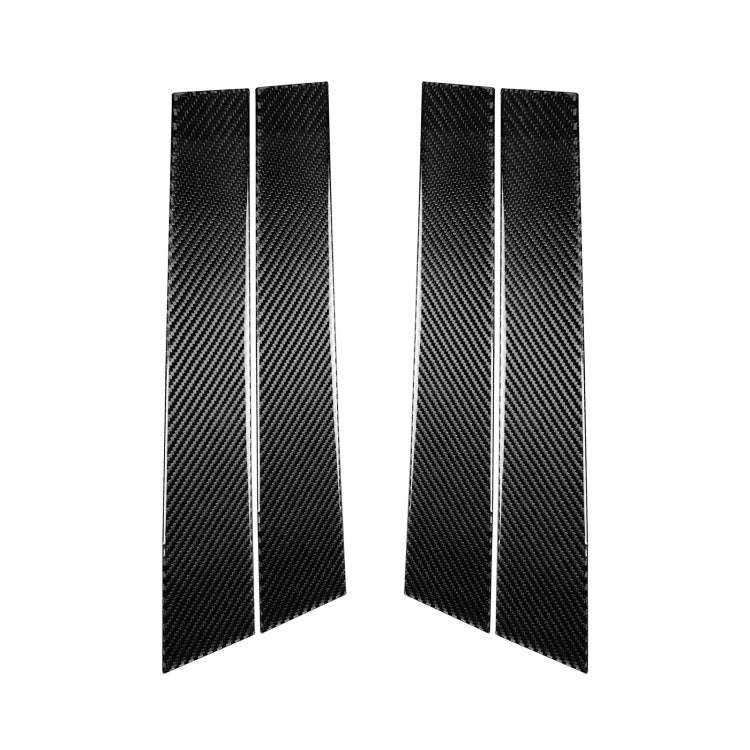 4 PCS Car Carbon Fiber B Pillar Decorative Sticker for Infiniti FX 2009-2013/QX70 2014-, Left and...