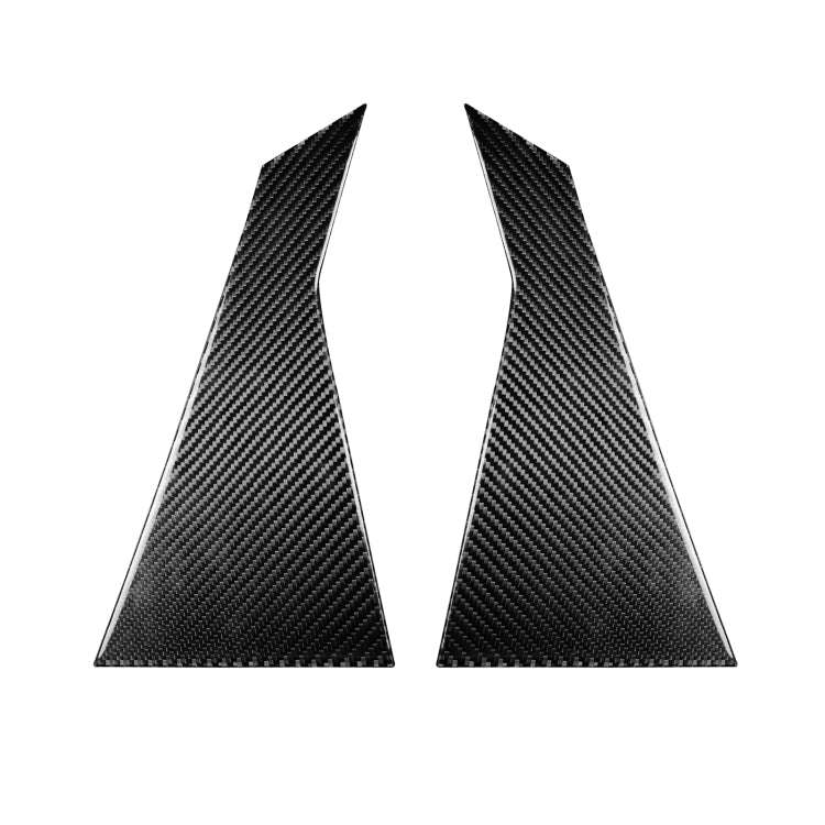 2 PCS Car Carbon Fiber Rear A Pillar Decorative Sticker for Infiniti FX 2009-2013/QX70 2014-, Lef...