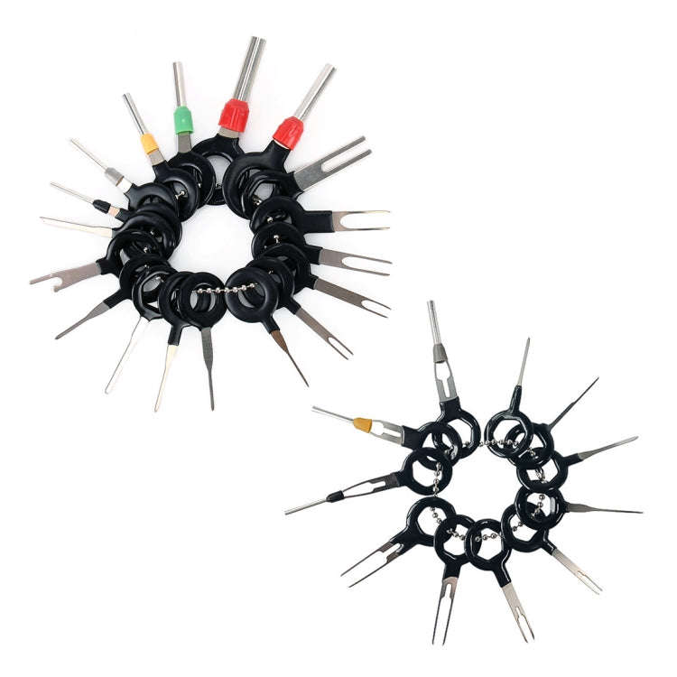 29 in 1 Car Plug Circuit Board Wire Harness Terminal Extraction Pick Connector Crimp Pin Back Nee...