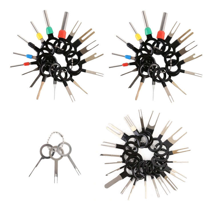 59 in 1 Car Plug Circuit Board Wire Harness Terminal Extraction Pick Connector Crimp Pin Back Nee...