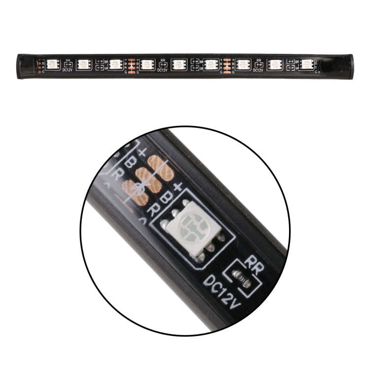 4 in 1 Universal Car USB 8-color APP Control LED Atmosphere Light Decorative Lamp, with 9LEDs Lam...
