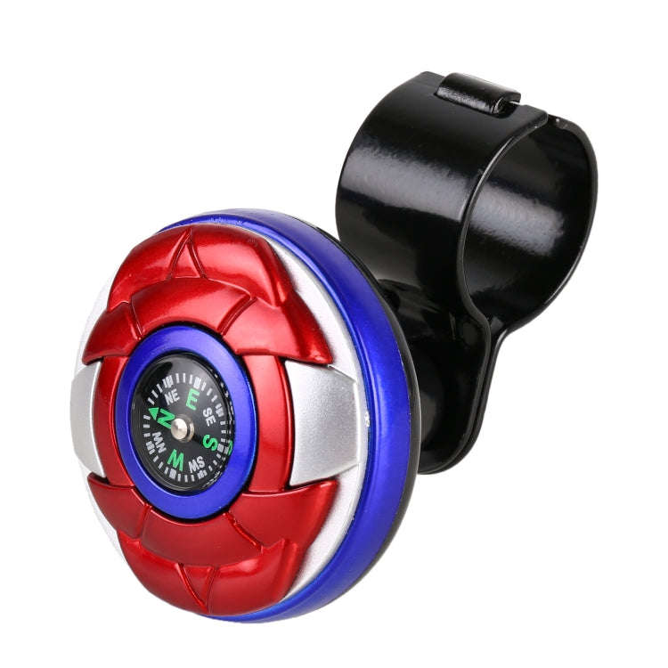 Car Universal Steering Wheel Spinner Knob Auxiliary Booster Aid Control Handle with Compass (Rand...